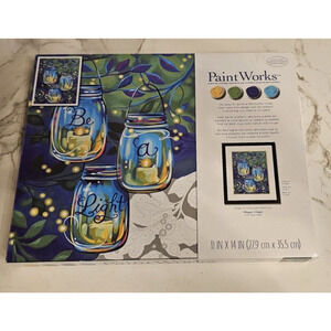 PaintWorks 73-91774 Paint by Number 11x14 BE A LIGHT